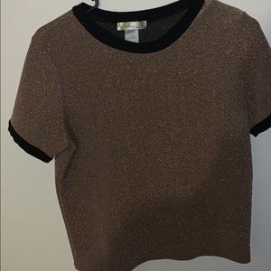 Sparkly copper shirt